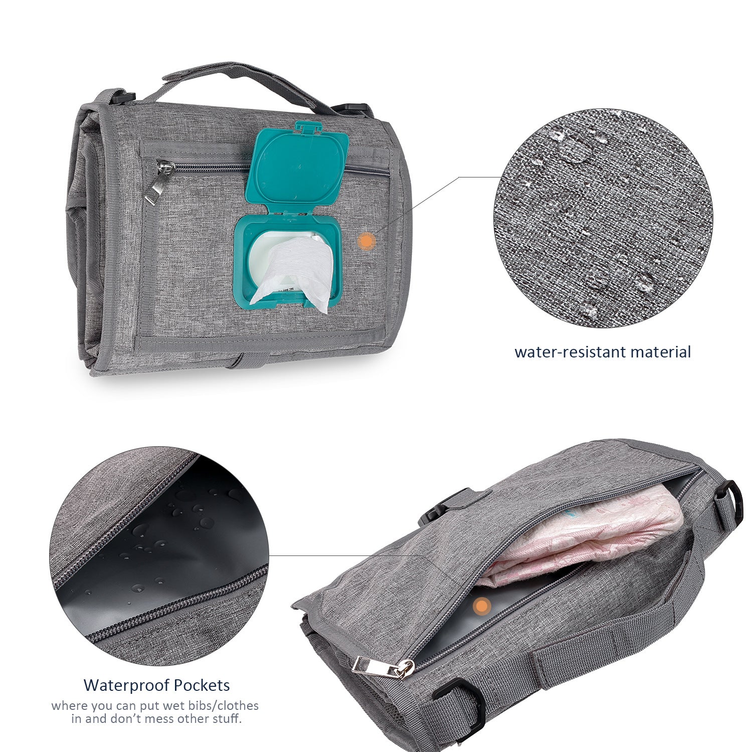 Tapis à Langer Portable pour Bébé