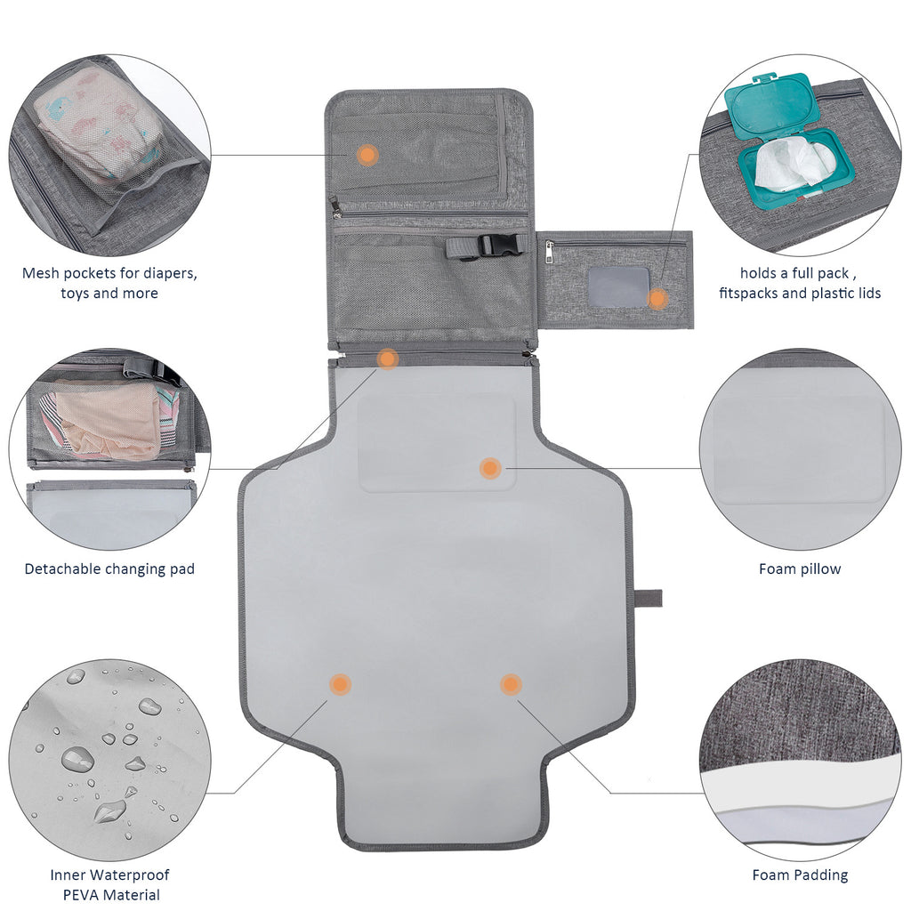 Tapis à Langer Portable pour Bébé