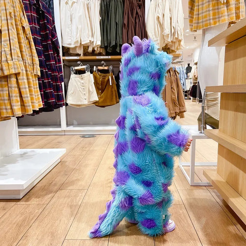 Adorable combinaison pour bébé motif animal avec capuche et fermeture zippée
