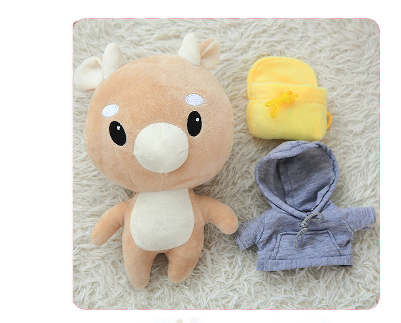 Poupée en Peluche de Vache Jin Secretary - Figurine de Jouet en Peluche